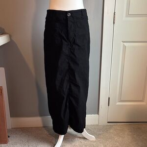 Maeve Women’s 37” Long Poplin Skirt with Back Slit